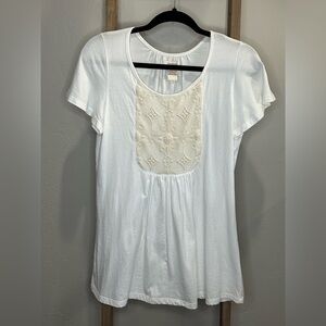 Sundance Ivory Cream Blouse Top Medium